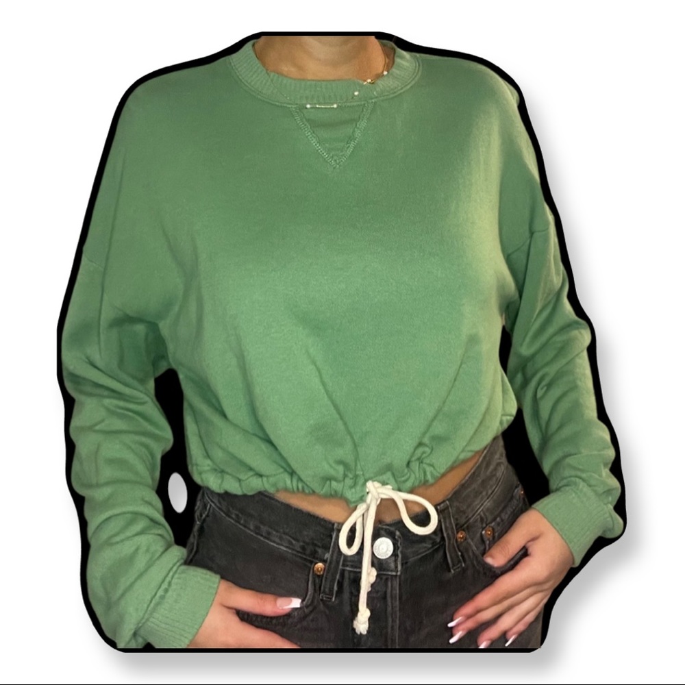 Pacsun green long sleeve top